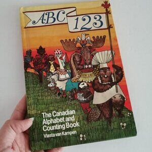 1982 Canadian Alphabet and Counting Book Illustrated Learning Read Along